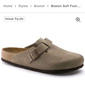 Birkenstock Boston Soft Footbed in Taupe